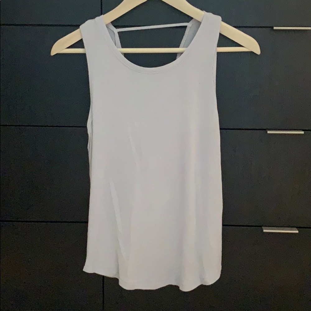 Light gray athleta tank
